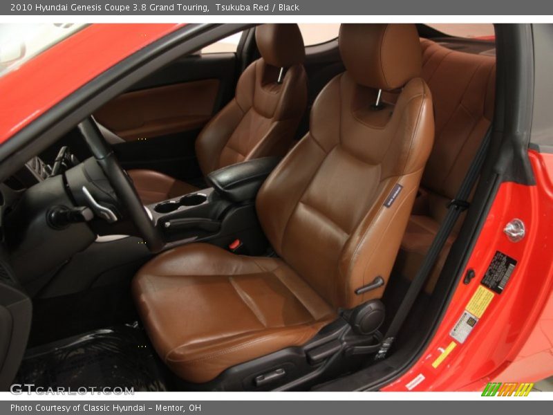 Tsukuba Red / Black 2010 Hyundai Genesis Coupe 3.8 Grand Touring