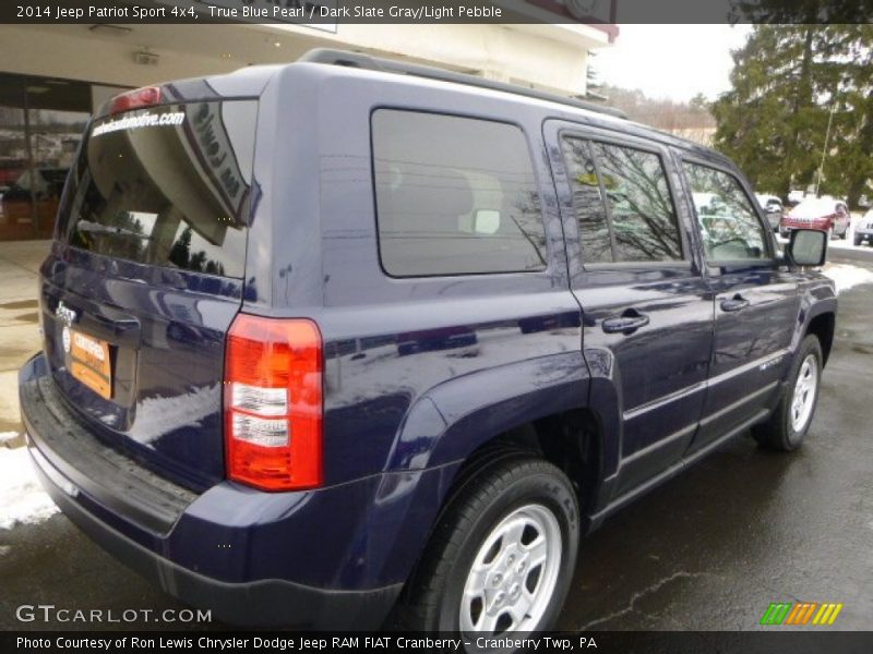 True Blue Pearl / Dark Slate Gray/Light Pebble 2014 Jeep Patriot Sport 4x4