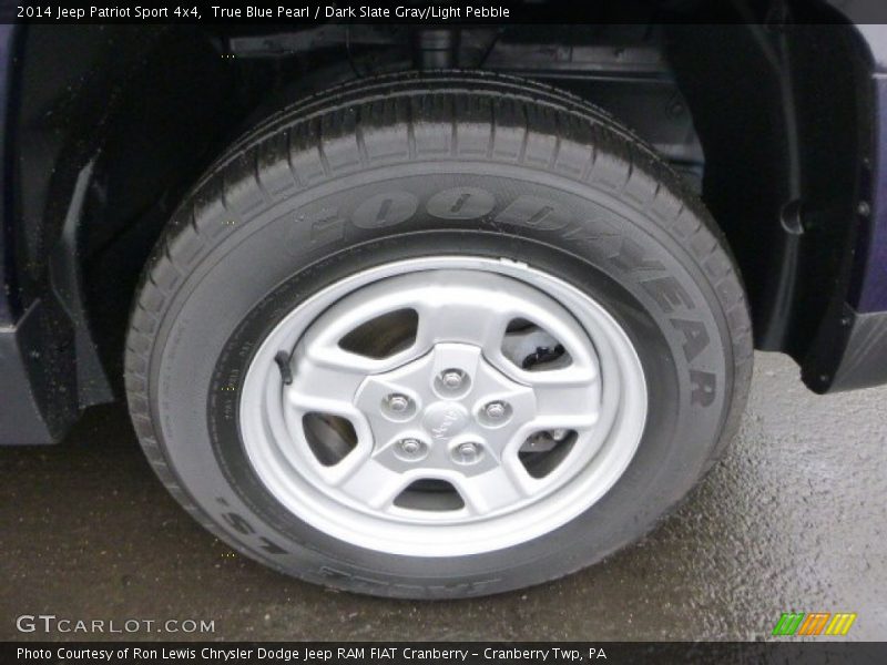 True Blue Pearl / Dark Slate Gray/Light Pebble 2014 Jeep Patriot Sport 4x4