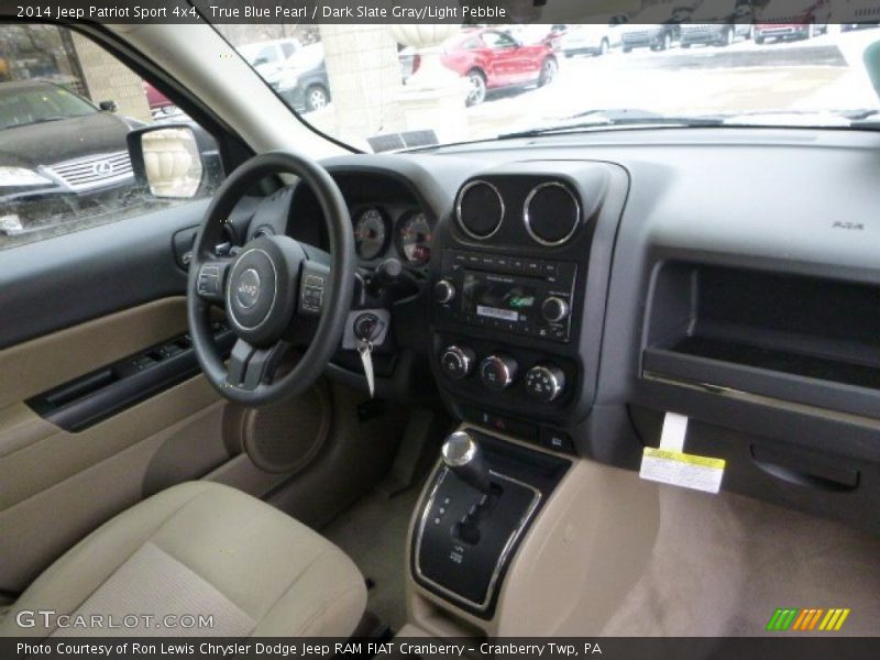 True Blue Pearl / Dark Slate Gray/Light Pebble 2014 Jeep Patriot Sport 4x4
