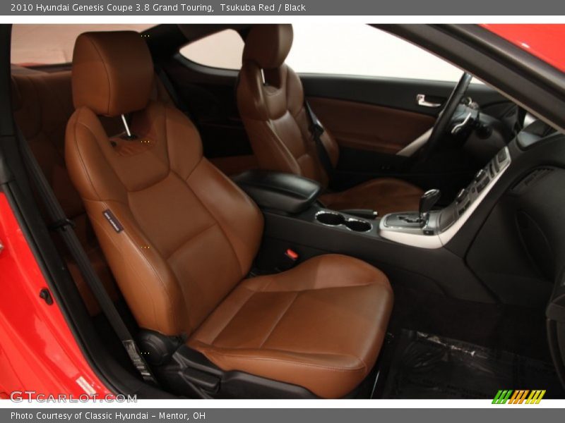 Tsukuba Red / Black 2010 Hyundai Genesis Coupe 3.8 Grand Touring