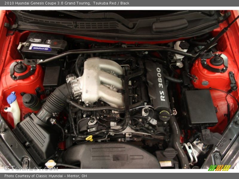 Tsukuba Red / Black 2010 Hyundai Genesis Coupe 3.8 Grand Touring