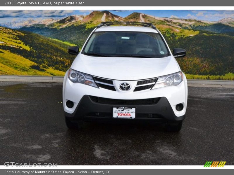 Super White / Ash 2015 Toyota RAV4 LE AWD
