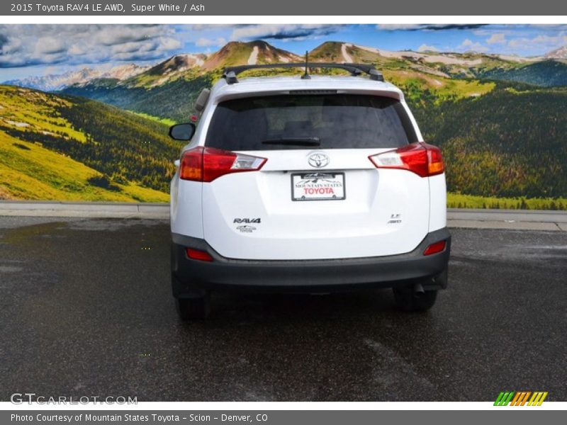 Super White / Ash 2015 Toyota RAV4 LE AWD