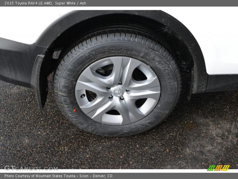 Super White / Ash 2015 Toyota RAV4 LE AWD
