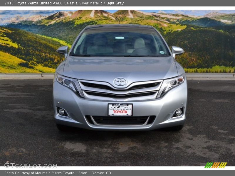 Celestial Silver Metallic / Light Gray 2015 Toyota Venza Limited AWD