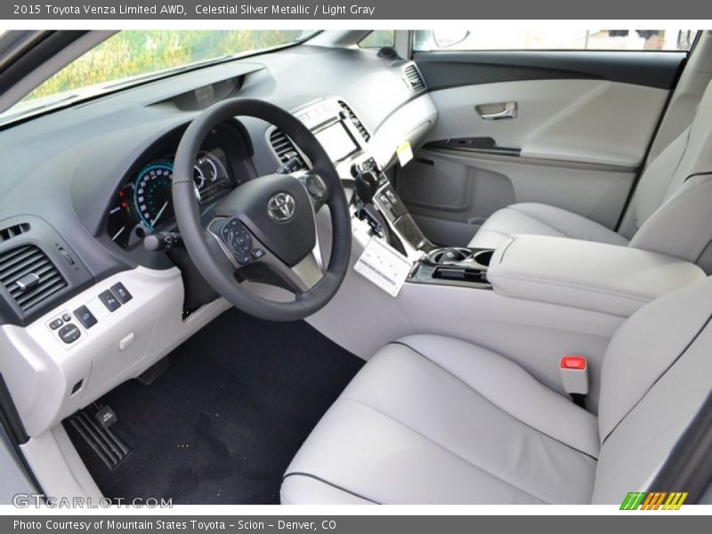 Light Gray Interior - 2015 Venza Limited AWD 