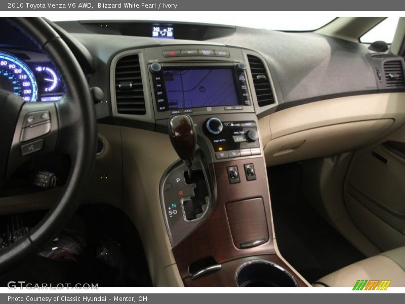Blizzard White Pearl / Ivory 2010 Toyota Venza V6 AWD
