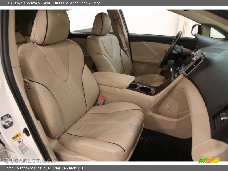 Blizzard White Pearl / Ivory 2010 Toyota Venza V6 AWD