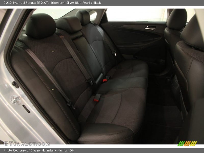 Iridescent Silver Blue Pearl / Black 2012 Hyundai Sonata SE 2.0T