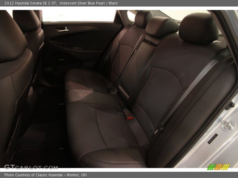 Iridescent Silver Blue Pearl / Black 2012 Hyundai Sonata SE 2.0T