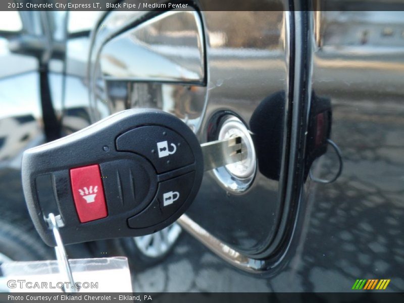 Black Pipe / Medium Pewter 2015 Chevrolet City Express LT