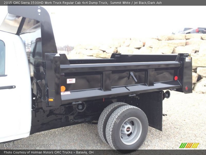 Summit White / Jet Black/Dark Ash 2015 GMC Sierra 3500HD Work Truck Regular Cab 4x4 Dump Truck