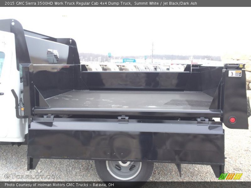 Summit White / Jet Black/Dark Ash 2015 GMC Sierra 3500HD Work Truck Regular Cab 4x4 Dump Truck