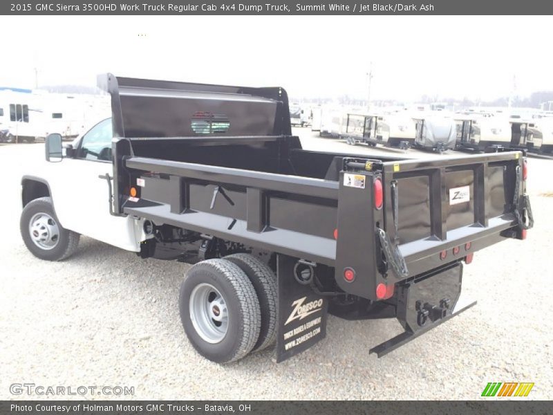 Summit White / Jet Black/Dark Ash 2015 GMC Sierra 3500HD Work Truck Regular Cab 4x4 Dump Truck