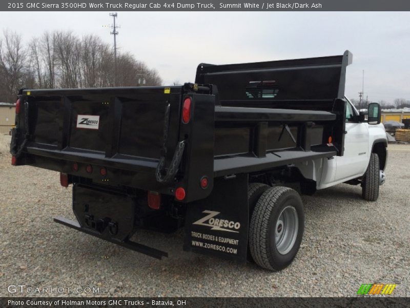 Summit White / Jet Black/Dark Ash 2015 GMC Sierra 3500HD Work Truck Regular Cab 4x4 Dump Truck