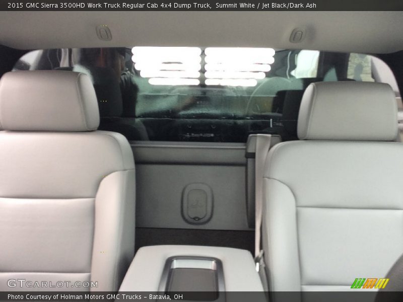 Summit White / Jet Black/Dark Ash 2015 GMC Sierra 3500HD Work Truck Regular Cab 4x4 Dump Truck
