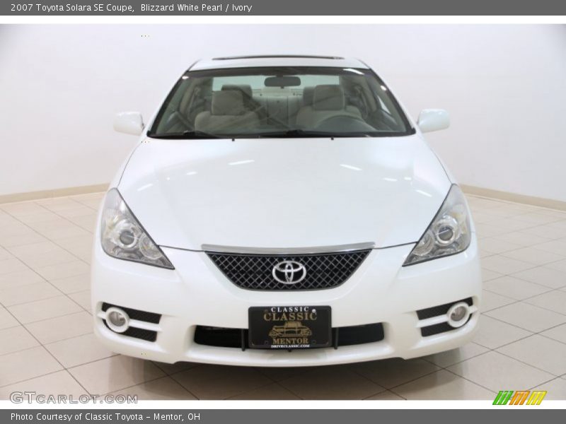 Blizzard White Pearl / Ivory 2007 Toyota Solara SE Coupe