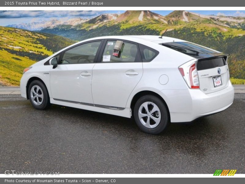 Blizzard Pearl / Bisque 2015 Toyota Prius Two Hybrid