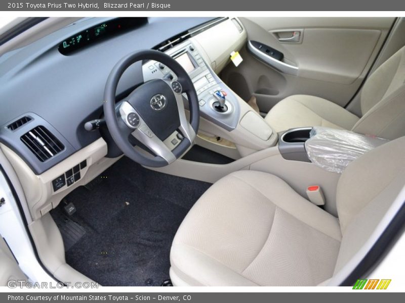  2015 Prius Two Hybrid Bisque Interior