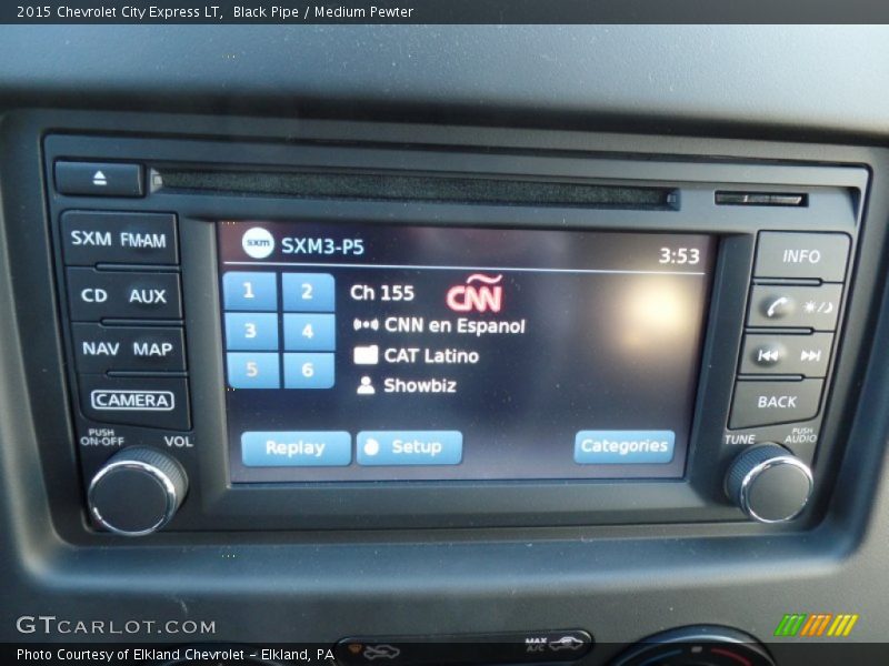Black Pipe / Medium Pewter 2015 Chevrolet City Express LT