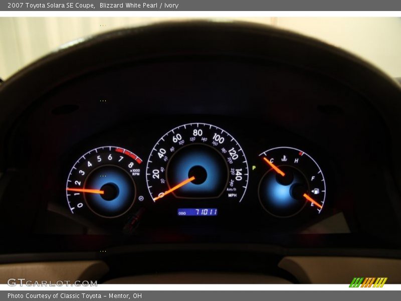 Blizzard White Pearl / Ivory 2007 Toyota Solara SE Coupe
