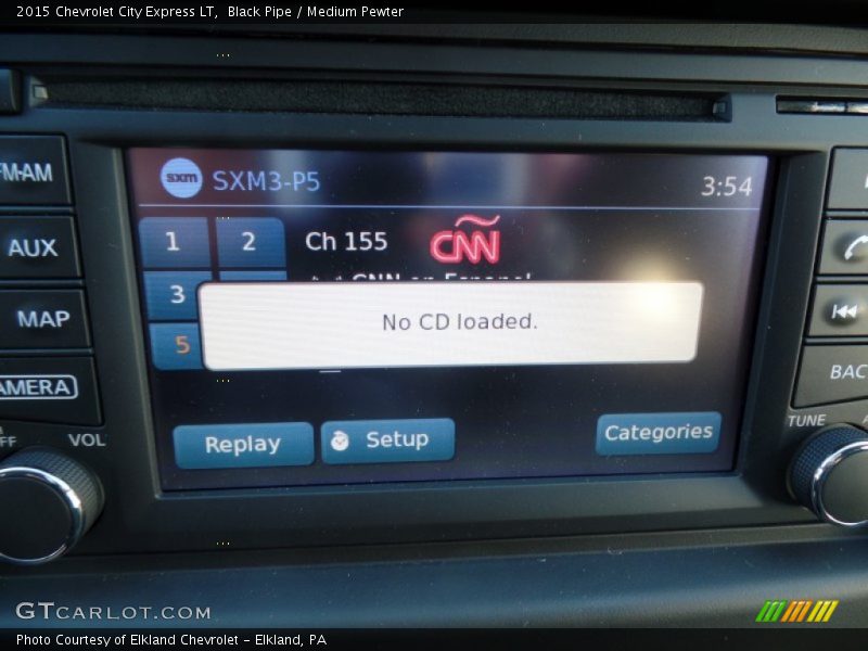 Black Pipe / Medium Pewter 2015 Chevrolet City Express LT