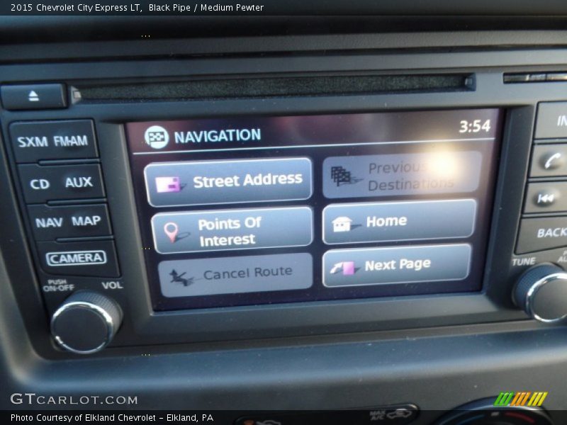 Black Pipe / Medium Pewter 2015 Chevrolet City Express LT
