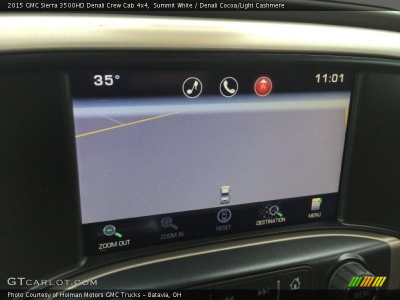 Summit White / Denali Cocoa/Light Cashmere 2015 GMC Sierra 3500HD Denali Crew Cab 4x4