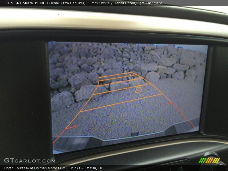 Summit White / Denali Cocoa/Light Cashmere 2015 GMC Sierra 3500HD Denali Crew Cab 4x4
