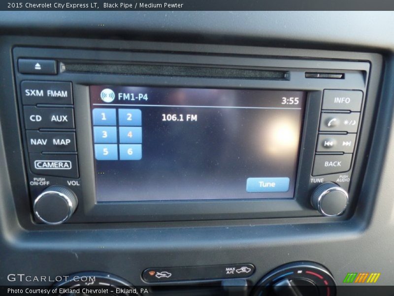Black Pipe / Medium Pewter 2015 Chevrolet City Express LT
