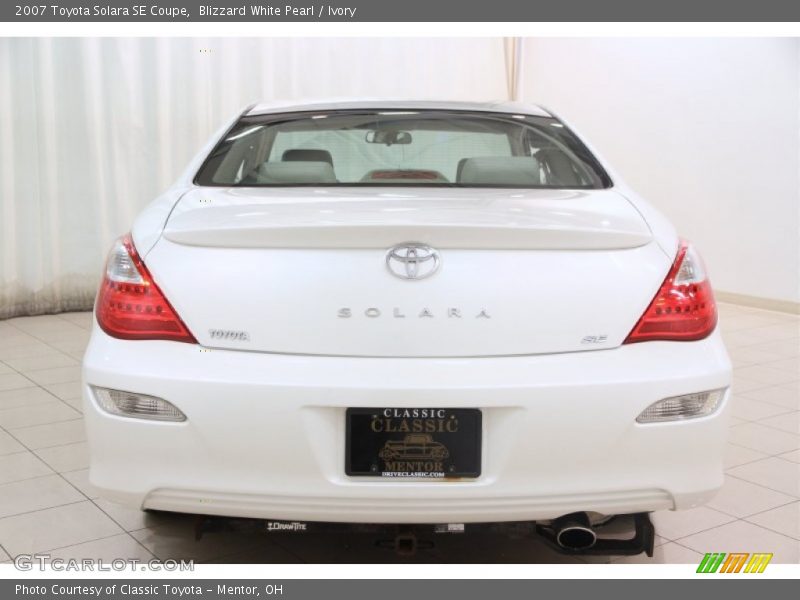 Blizzard White Pearl / Ivory 2007 Toyota Solara SE Coupe