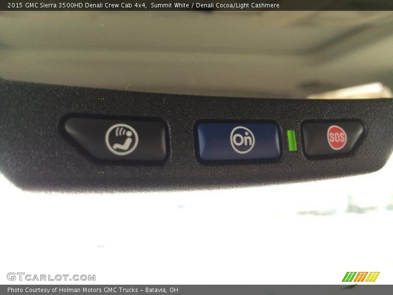 Summit White / Denali Cocoa/Light Cashmere 2015 GMC Sierra 3500HD Denali Crew Cab 4x4