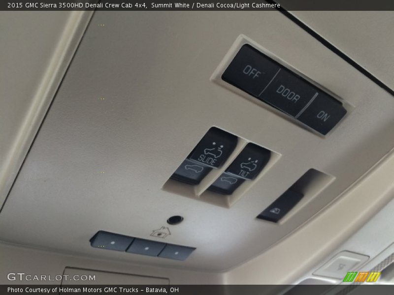 Summit White / Denali Cocoa/Light Cashmere 2015 GMC Sierra 3500HD Denali Crew Cab 4x4