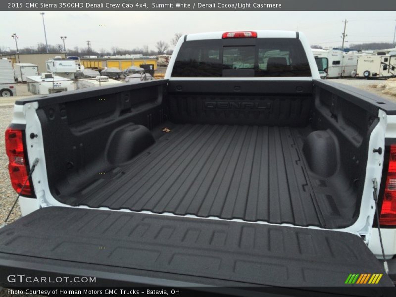 Summit White / Denali Cocoa/Light Cashmere 2015 GMC Sierra 3500HD Denali Crew Cab 4x4