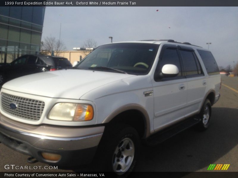 Oxford White / Medium Prairie Tan 1999 Ford Expedition Eddie Bauer 4x4