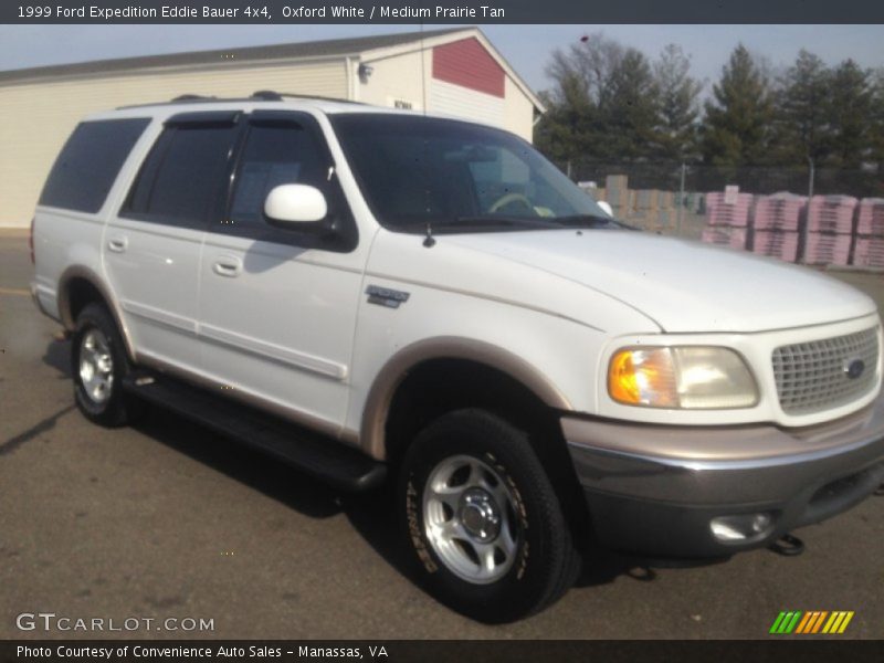 Oxford White / Medium Prairie Tan 1999 Ford Expedition Eddie Bauer 4x4