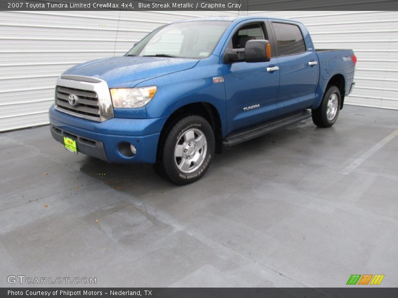 Blue Streak Metallic / Graphite Gray 2007 Toyota Tundra Limited CrewMax 4x4