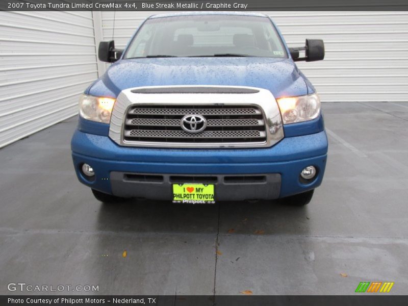 Blue Streak Metallic / Graphite Gray 2007 Toyota Tundra Limited CrewMax 4x4