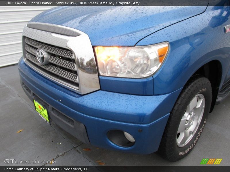 Blue Streak Metallic / Graphite Gray 2007 Toyota Tundra Limited CrewMax 4x4