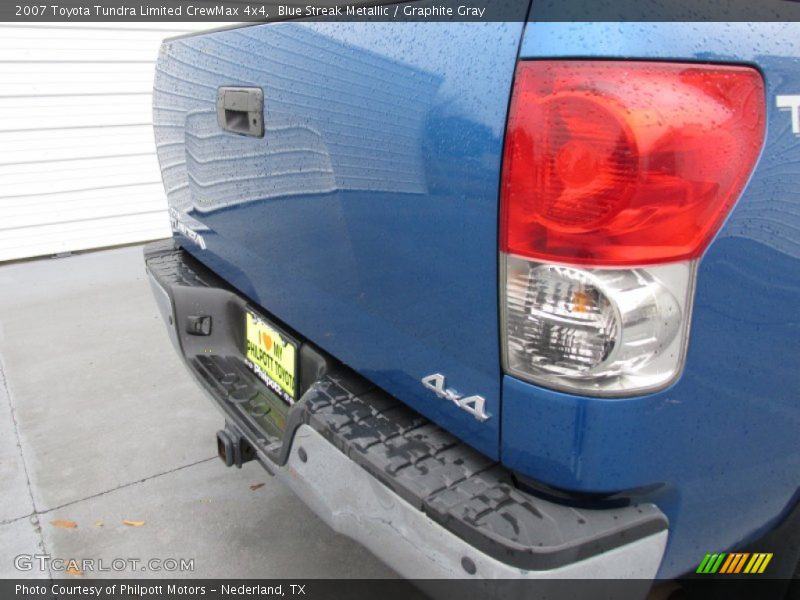 Blue Streak Metallic / Graphite Gray 2007 Toyota Tundra Limited CrewMax 4x4