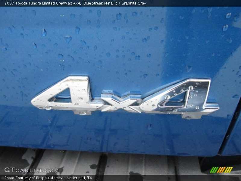 Blue Streak Metallic / Graphite Gray 2007 Toyota Tundra Limited CrewMax 4x4