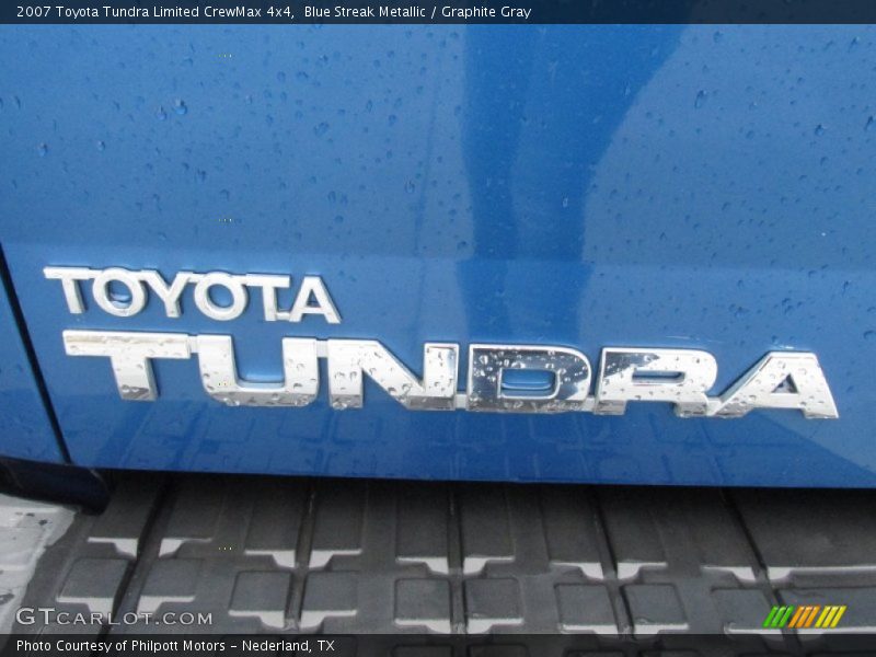 Blue Streak Metallic / Graphite Gray 2007 Toyota Tundra Limited CrewMax 4x4