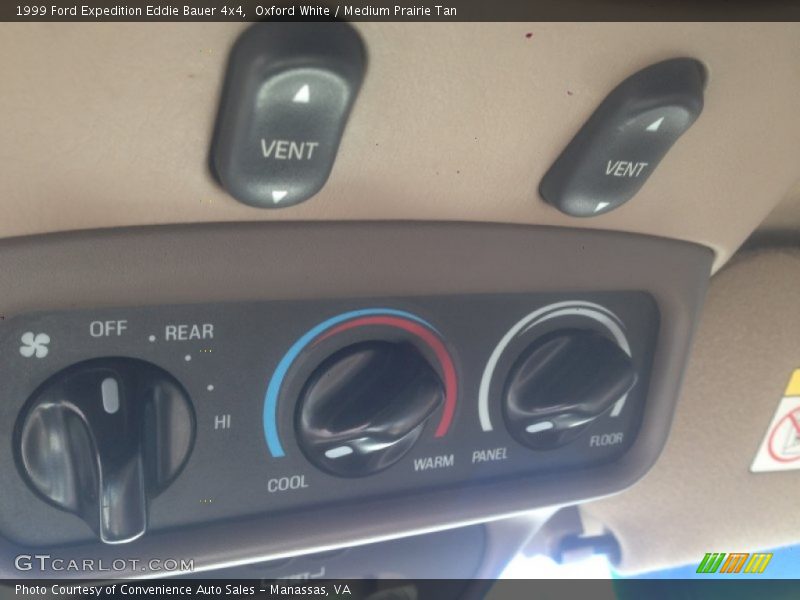 Oxford White / Medium Prairie Tan 1999 Ford Expedition Eddie Bauer 4x4