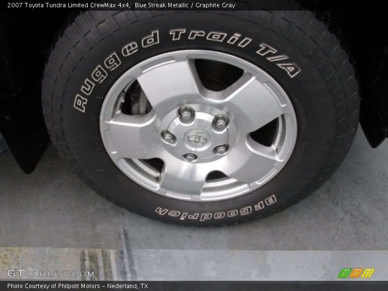 Blue Streak Metallic / Graphite Gray 2007 Toyota Tundra Limited CrewMax 4x4