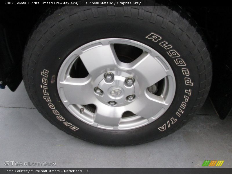 Blue Streak Metallic / Graphite Gray 2007 Toyota Tundra Limited CrewMax 4x4
