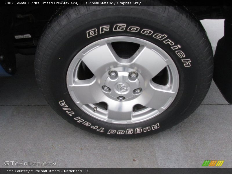 Blue Streak Metallic / Graphite Gray 2007 Toyota Tundra Limited CrewMax 4x4