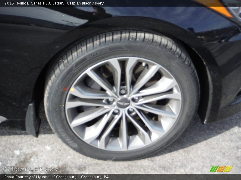 Caspian Black / Ivory 2015 Hyundai Genesis 3.8 Sedan