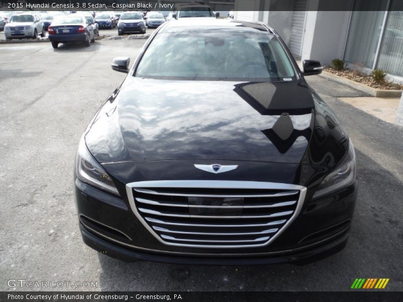 Caspian Black / Ivory 2015 Hyundai Genesis 3.8 Sedan
