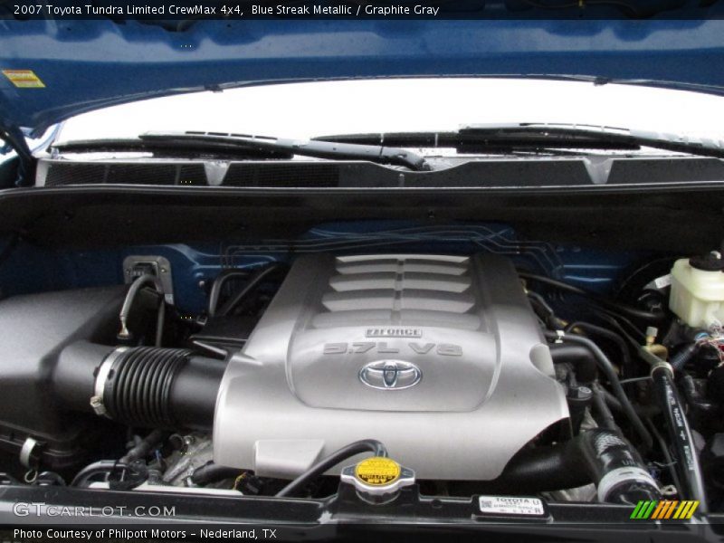 Blue Streak Metallic / Graphite Gray 2007 Toyota Tundra Limited CrewMax 4x4